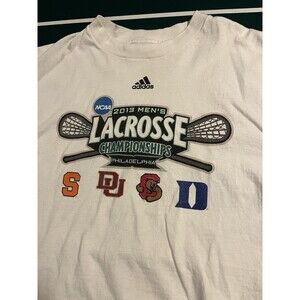 NEW Vintage 2013 Men’s NCAA Lacrosse Championships T-Shirt MEDIUM Duke Syracuse